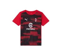 Puma Ac Milan 24/25 Pre Match Junior Short Sleeve T-shirt Rosso 7-8 Years Bambini