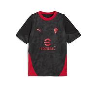 A.C. Milan - Maglia Training Bambino, Maglia Gara da Allenamento, Stagione 2025/2026, Prodotto Ufficiale, Bambino, Nero, 10 Anni