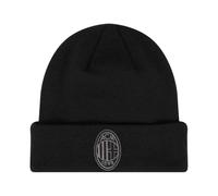 A.C. Milan - New Era Cappello, Berretto Invernale da Uomo, Unisex, Prodotto Ufficiale, Berretto (Nero/Grigio), Adulto