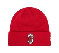 A.C. Milan - New Era Cappello, Berretto Invernale da Uomo, Unisex, Prodotto Ufficiale, Berretto (Rosso), Adulto