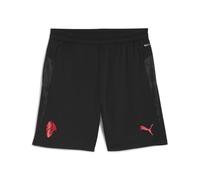 Ac Milan Puma Pantaloncini Shorts Training Nero con TASCHE a ZIP 2025 26