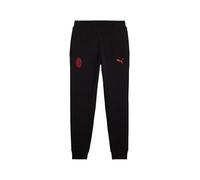 A.C. Milan - Pantaloni FtblESS Bambino, Tuta con Logo Puma, Prodotto Ufficiale, Bambino, Nero, 8 Anni