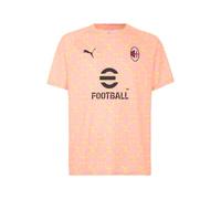 A.C. Milan Prematch Maglia Gara Pre-Partita, Stagione 2025/2026, Prodotto Ufficiale, Rosa, S Unisex-Adulto