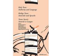 A.C. Mulder Holy Texts: Authority and Language - Heilige Texte: Auto (Tascabile)