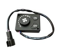 A/C riscaldatore aria condizionata pannello Interruttore a manopola rotante del regolatore manuale del riscaldatore di parcheggio da 12 V, 24 V, 2 kW e 5 kW, adatto per accessori per camion