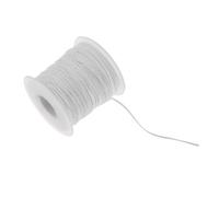 a candela - Bobina lunga in cotone intrecciato con treccia a 24 fili per fai da te | rivestito in cera di soia per bruciare senza fumo, per progetti di , fatti a mano