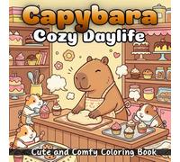 A Capybara Cozy Daylife: Coloring Book with 50 simple coloring pages of cute animals; this capybara coloring book for kids, teens, and adults features ... scenes, and cozy daily life for all ages.
