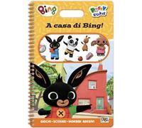 A casa di Bing! Bing. Puffy sticker. Ediz. a colori. Ediz. a spirale. Con Adesivi