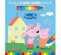 A casa di Peppa. Libro magico. Peppa Pig. Ediz. a colori. Con pennarello ad acqua