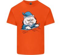 A Cat IN Bed Under The Duvet T-Shirt Ragazzi Ragazze