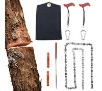 A Catena A Lunga Raggio - Motosega A Corda Pieghevole | Utensile Da Taglio In Acciaio Manganese Per Escursionismo, Sopravvivenza Nell'entroterra, Giardinaggio, Campeggio