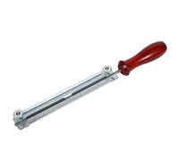 a Catena in Acciaio affilatura File Set Round Motosega Maniglia Strumento File Holder Catena Rotonda temperamatite con Manico in Legno falegnameria Elettrosega Filing Guide
