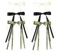 a catena per capelli, fermagli per capelli con coda, clip per capelli per donne, fiocchi per capelli punteggiati per ragazze, 1 set G