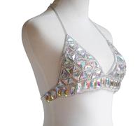 a Catena Reggiseno di Lega Luminoso Bikini attraente Donne per Feste, ,