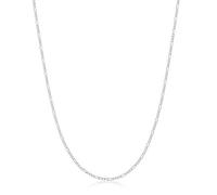 a Catena Uomini e Donne Vera Collana d'Argento Prodotta in Italia Lunghezza Pollici - Perfetta per l'Abbigliamento Quotidiano, Occasioni Speciali