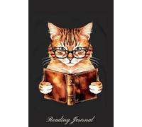 A Cat's Bookish Adventure: Reading Journal For Books Lovers, Planner Book to Track, Log and Review