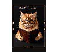 A Cat's Bookish Adventure: Reading Journal For the Love of Books, Planner Book to Track, Log and Review