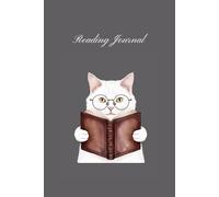 A Cat's Bookish Adventure: Reading Journal For the Love of Books, Planner Book to Track, Log and Review