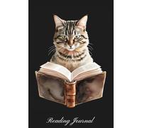A Cat's Bookish Adventure: Reading Journal For the Love of Books, Planner Book to Track, Log and Review