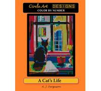 A Cat's Life Color by Number Book - Premium paper