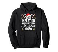 A Causa dell'inflazione This is My Ugly Christmas Sweaters Xmas Felpa con Cappuccio