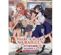 A Certain Scientific Railgun Series (Stagione 1-3) DVD anime [Dub inglese]