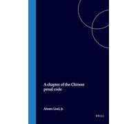 A Chapter of the Chinese Penal Code