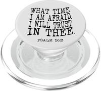 A che ora ho paura di fidarmi di te, Salmo 56:3 KJV PopSockets PopGrip per MagSafe