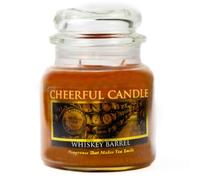 A Cheerful Giver - Barilotto di whisky - Candela profumata da 46 once - Candela allegra -80 ore di combustione, candele regalo per le donne