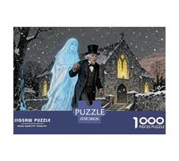 A Christmas Carol Puzzle in Legno Impermeabile Puzzles Da 1000 Pezzi Regali Per Adulti Sfidanti E Rompicapo Giochi Educativi