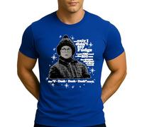 A Christmas Story Oh Fudge, film natalizio | Natale Natale X-Mas - Maglietta da uomo, Blu, L