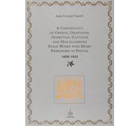 Chronology of operas, oratorios, operettas, cantatas and miscellaneous stage wor