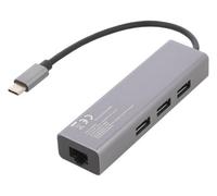 A-CMU3-LAN-01 Adattatore USB PER Fast Ethernet con Hub USB USB 3.0, USB 3.1 G...