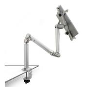 A collo di Cigno Tavolo Supporto 3-Gelenkiger Braccetto per Compressa Argento