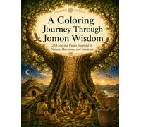 A Coloring Journey Through Jomon Wisdom: 25 Coloring Pages Inspired by Nature, Harmony, and Gratitude