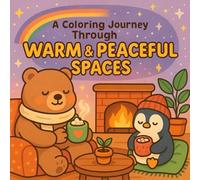 A Coloring Journey Through Warm & Peaceful Spaces: Cozy, Relaxing: Charming Cozy Interiors & Serene Corners to Color | Mindfulness & Relaxation Art Therapy for Adults
