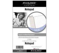 A colpo d'occhio Blocco note a righe Day Runner 87275 Ricarica DAY-TIMER Fogli mobili senza data per planner 5-1/2"""" x 8-1/2"""" Misura 4 32 fogli/