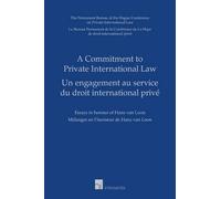A Commitment to Private International Law (Copertina rigida)
