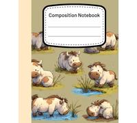 A Composition Book: Wide Ruled 110 Pages | 7.5" X 9.25" | A Cute Animal Notebook for School Notes, Daily Thoughts, and Creative Scribbles