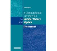 Victor Shoup A Computational Introduction to Number Theory an (Copertina rigida)