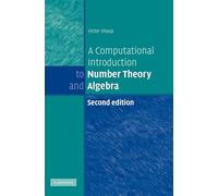 Victor Shoup – A Computational Introduction to Number Theory and Algebra – Copertina rigida