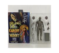 (A con scatola) Universal Monsters The Mummy Casket Coffin Pyramid Action Figure Monsters Model Natale
