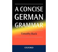 A Concise German Grammar