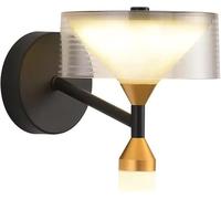 a contemporanea Soggiorno Interno Camera Letto Lampada da Comodino corridoio Parete Moderno (Oro)