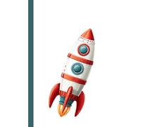 A cool rocket ship: Work Notebook, Funny Office Gift for Women, Coworker, Boss, Secret Santa Gag Gift (Blank Lined Journal)