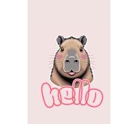 A copybara: Work Notebook, Funny Office Gift for Women, Coworker, Boss, Secret Santa Gag Gift (Blank Lined Journal)