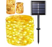 A Corda Decorative - Solare Standard Per Esterni | Fatina LED Impermeabile - 450 G Illuminazione A Risparmio Energetico Per Natale Halloween Festa Di Nozze Ideale Per Giardini Cortili Terrazze Te