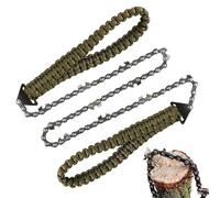 a corda, strumento manuale portatile per escursionismo, a mano pieghevole, multifunzione a 11 denti, resistente alla corrosione, per giardinaggio, fattoria e costruzione