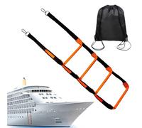 a Corde per Barche da,da Imbarco a 4 Gradini per Pontile 272 kg | Gradini Nautici con Sacchetto per Esterni Kayak Canoa Nuoto Ricongiungimento attività Acquatiche