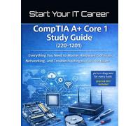 A+ Core 1 Study Guide (220-1201): Step-by-Step Guide to Hardware, Software, Networking & Troubleshooting